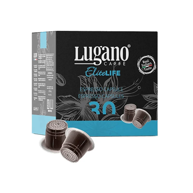 Luganocaffe-Strong Espresso Capsules 30 Packs