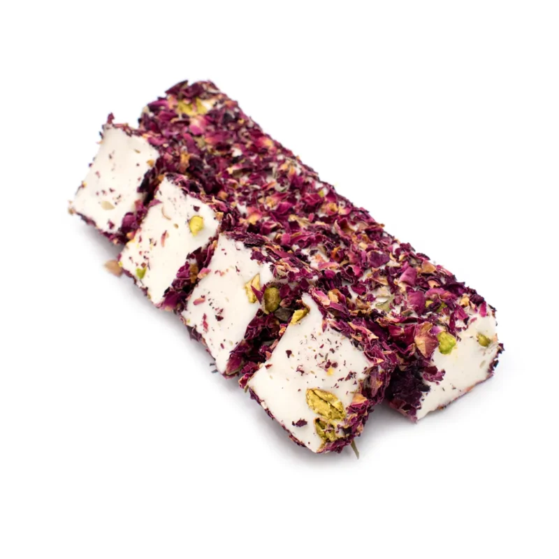 Sultan Sausage with Pistachio covered and Rose Leafs