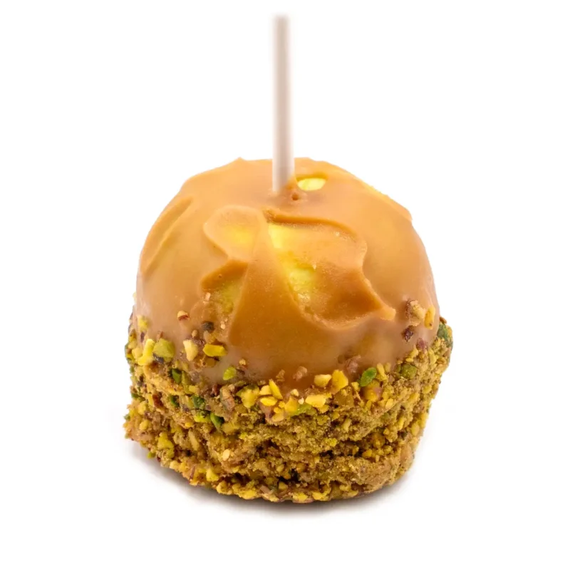 Caramel and Pistachio Apple