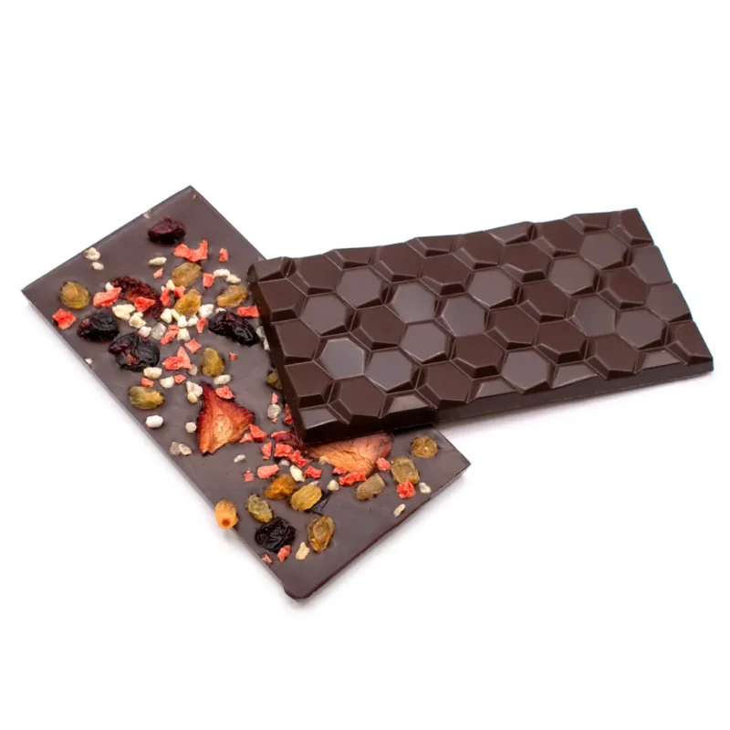 Dark 54 Chocolate Bar Dried Fruits